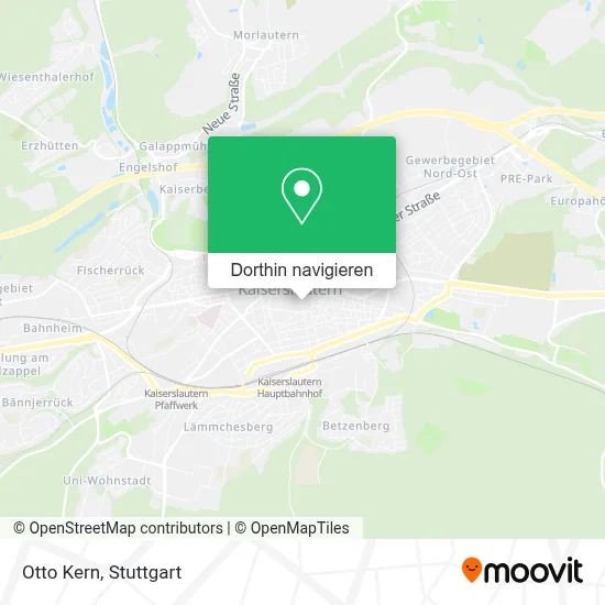 Otto Kern Karte
