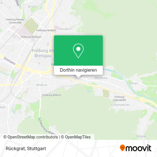 Rückgrat Karte