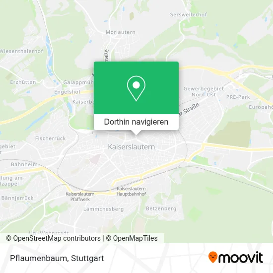 Pflaumenbaum Karte