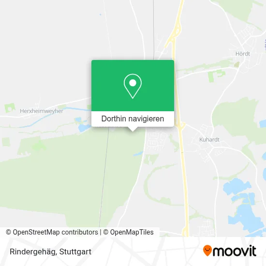 Rindergehäg Karte