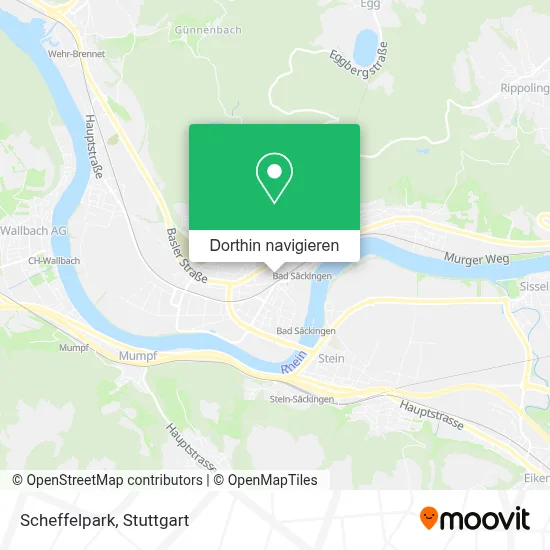 Scheffelpark Karte