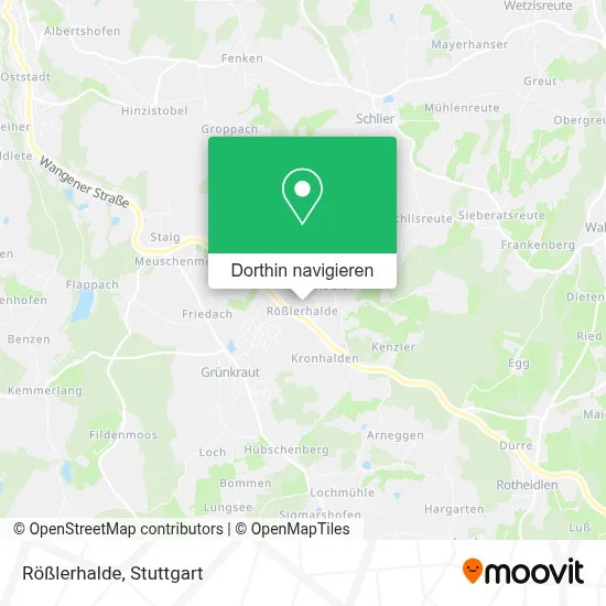 Rößlerhalde Karte