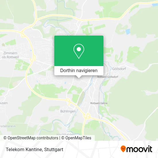 Telekom Kantine Karte
