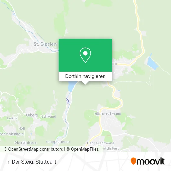 In Der Steig Karte