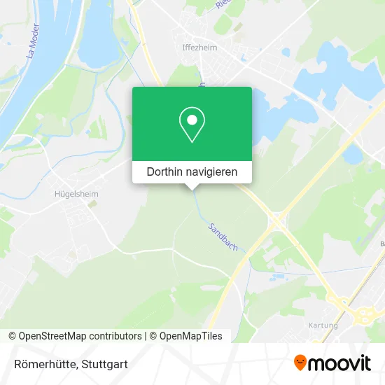 Römerhütte Karte