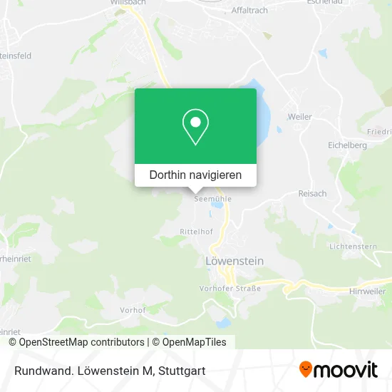 Rundwand. Löwenstein M Karte