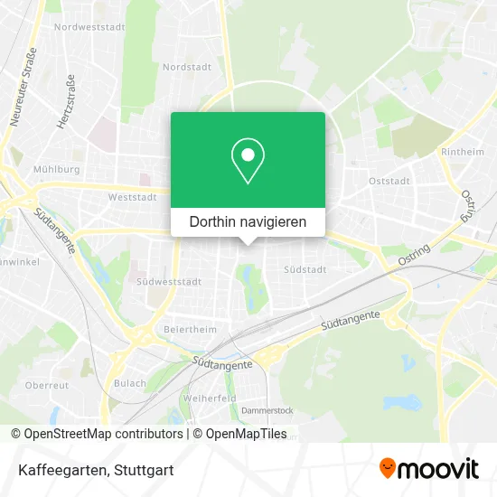 Kaffeegarten Karte