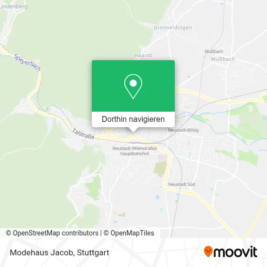 Modehaus Jacob Karte