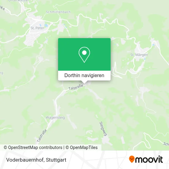Voderbauernhof Karte