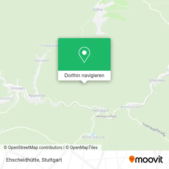 Ehscheidhütte Karte