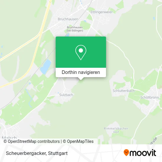 Scheuerbergacker Karte