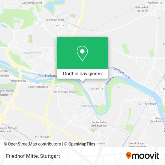 Friedhof Mitte Karte