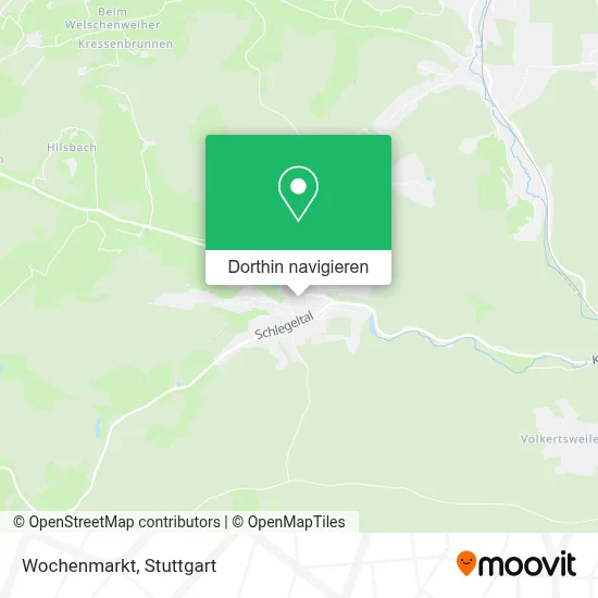 Wochenmarkt Karte