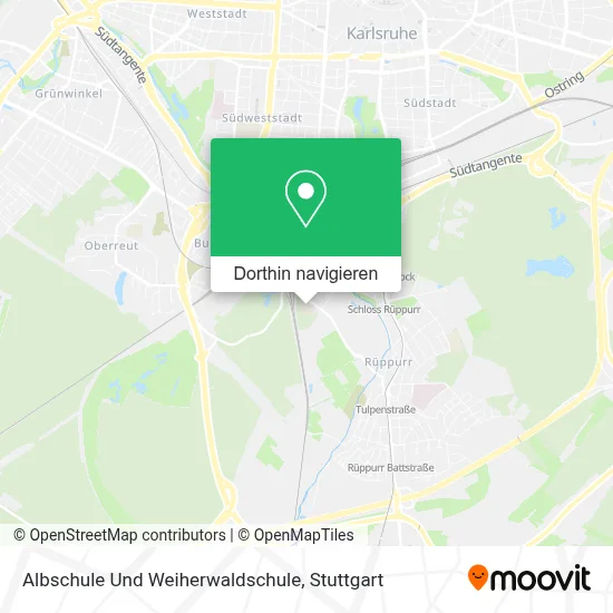 Albschule Und Weiherwaldschule Karte