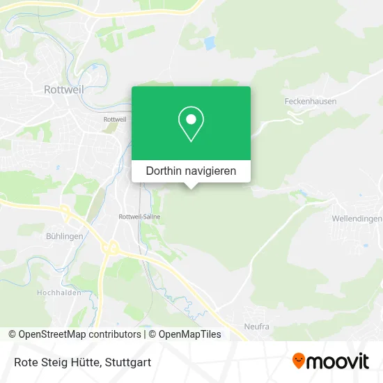 Rote Steig Hütte Karte