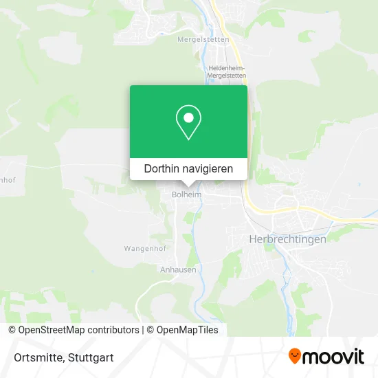 Ortsmitte Karte