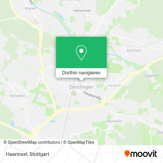 Haarinsel Karte