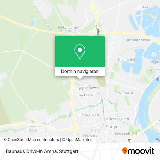 Bauhaus Drive-In Arena Karte