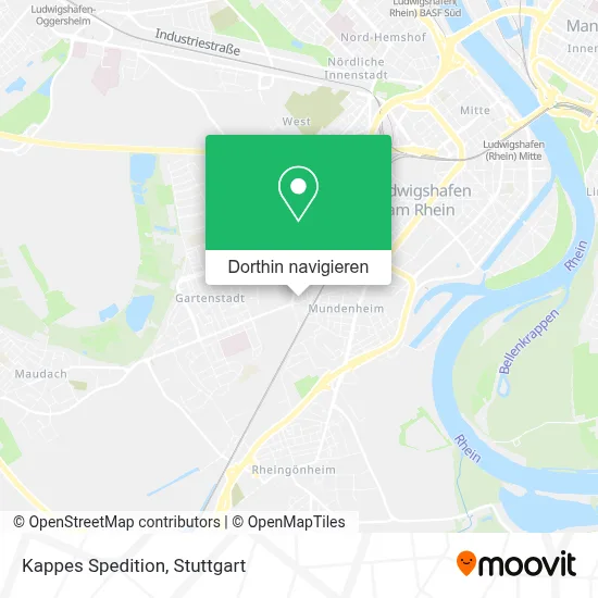 Kappes Spedition Karte