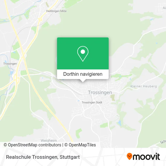 Realschule Trossingen Karte