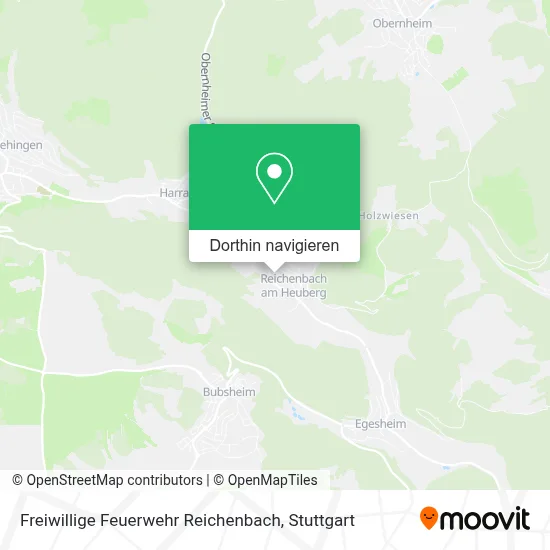Freiwillige Feuerwehr Reichenbach Karte