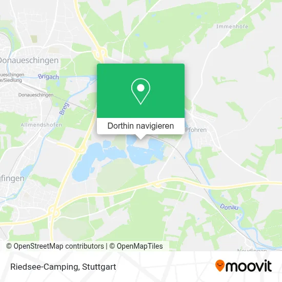 Riedsee-Camping Karte