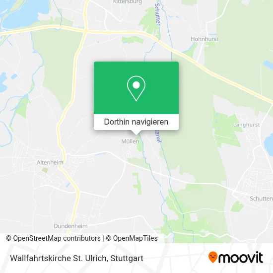Wallfahrtskirche St. Ulrich Karte