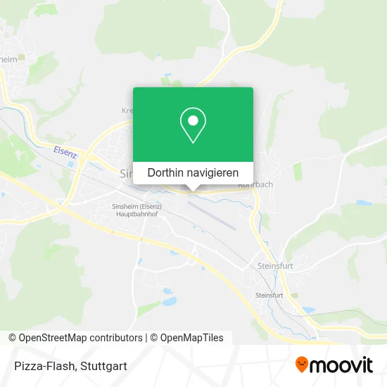 Pizza-Flash Karte