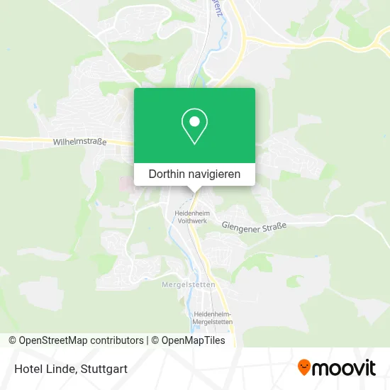 Hotel Linde Karte