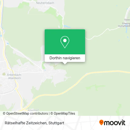 Rätselhafte Zeitzeichen Karte
