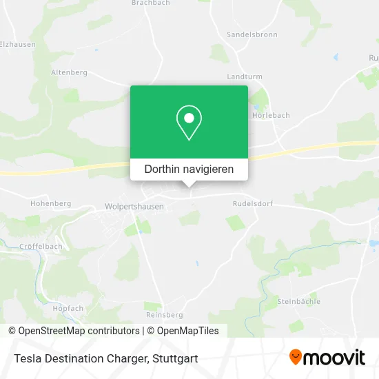 Tesla Destination Charger Karte