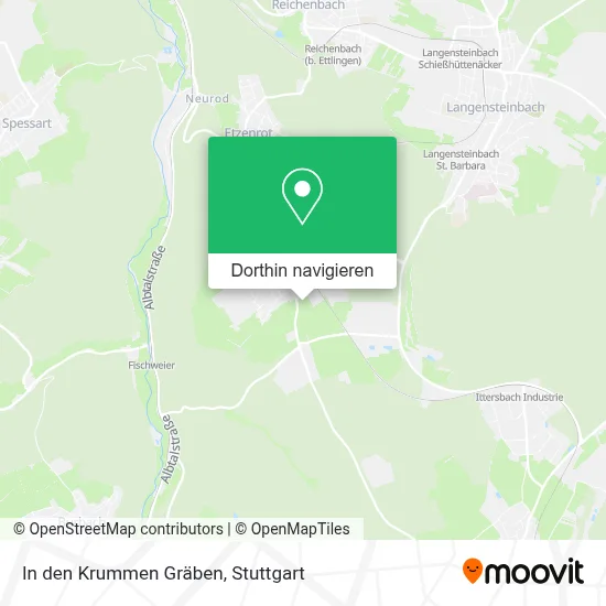 In den Krummen Gräben Karte