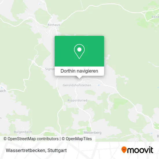 Wassertretbecken Karte