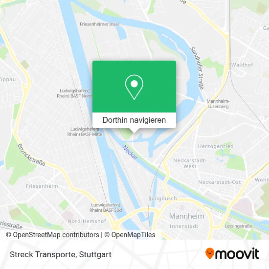 Streck Transporte Karte