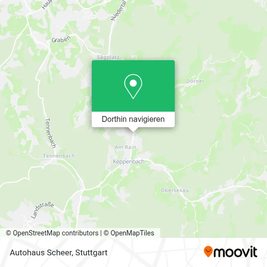 Autohaus Scheer Karte