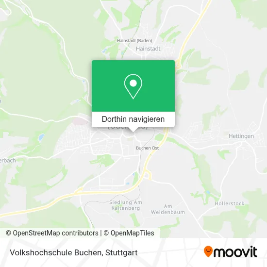 Volkshochschule Buchen Karte