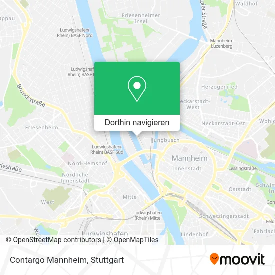 Contargo Mannheim Karte