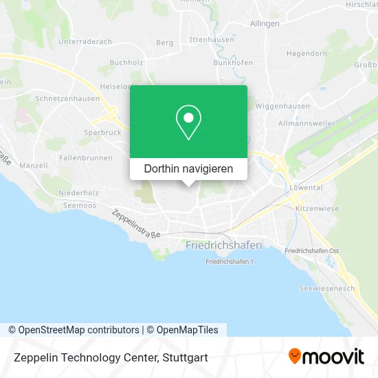 Zeppelin Technology Center Karte