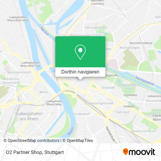 O2 Partner Shop Karte