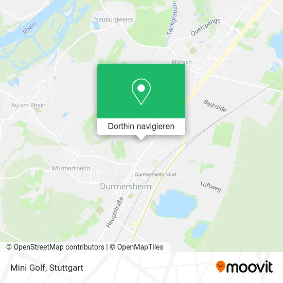 Mini Golf Karte