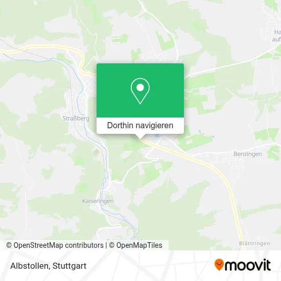 Albstollen Karte