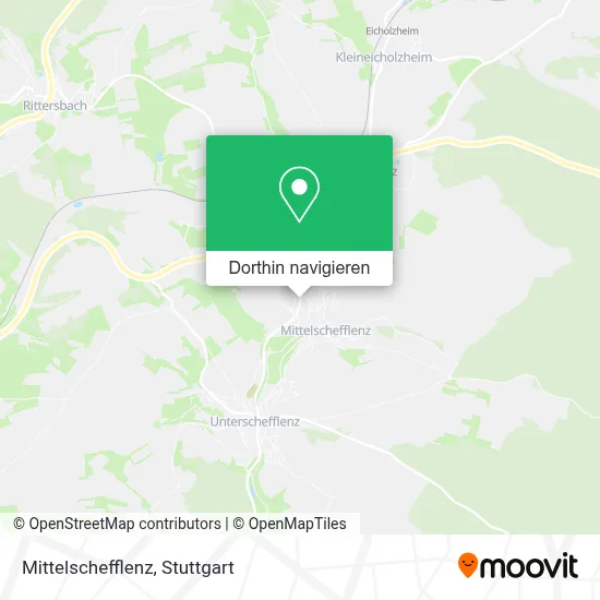Mittelschefflenz Karte