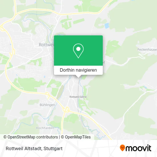 Rottweil Altstadt Karte