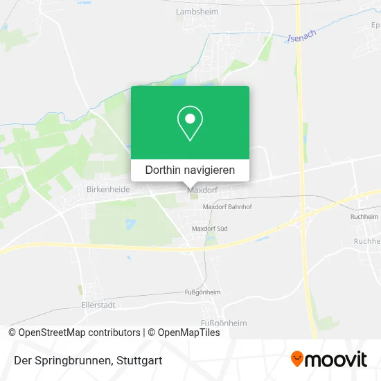 Der Springbrunnen Karte