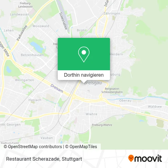 Restaurant Scherazade Karte