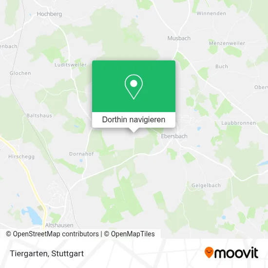 Tiergarten Karte