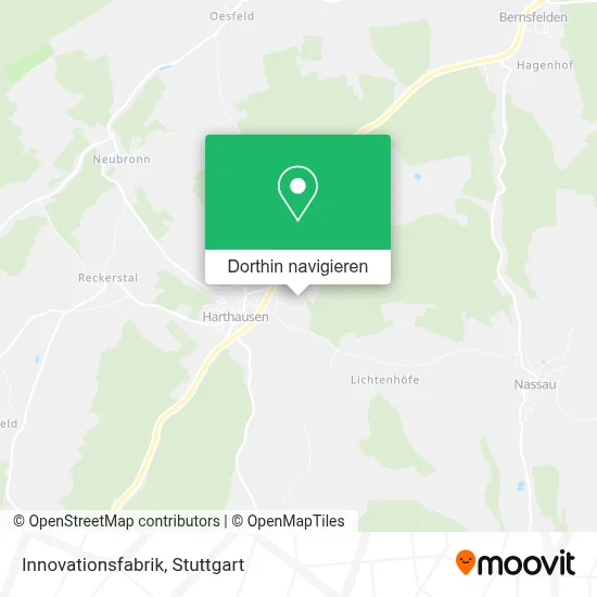 Innovationsfabrik Karte
