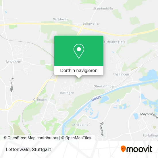 Lettenwald Karte
