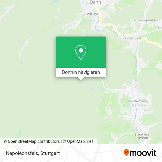 Napoleonsfels Karte