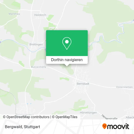 Bergwald Karte
